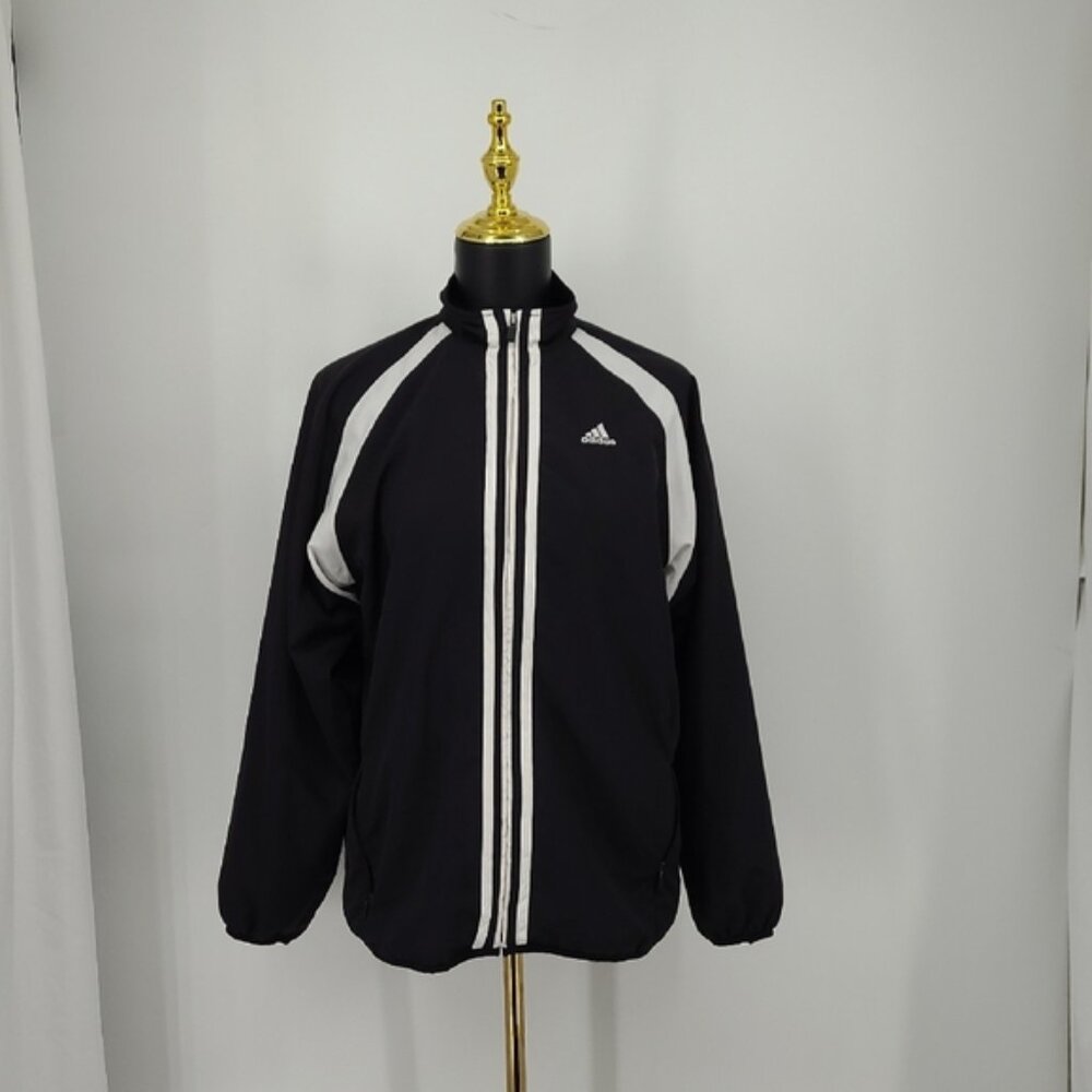 Adidas ATS Black & White Windbreaker Jacket